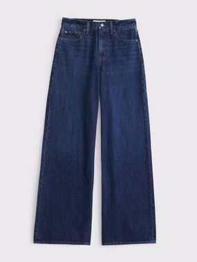 NWT Abercrombie Curve Love High Rise Wide Leg - 32 Long